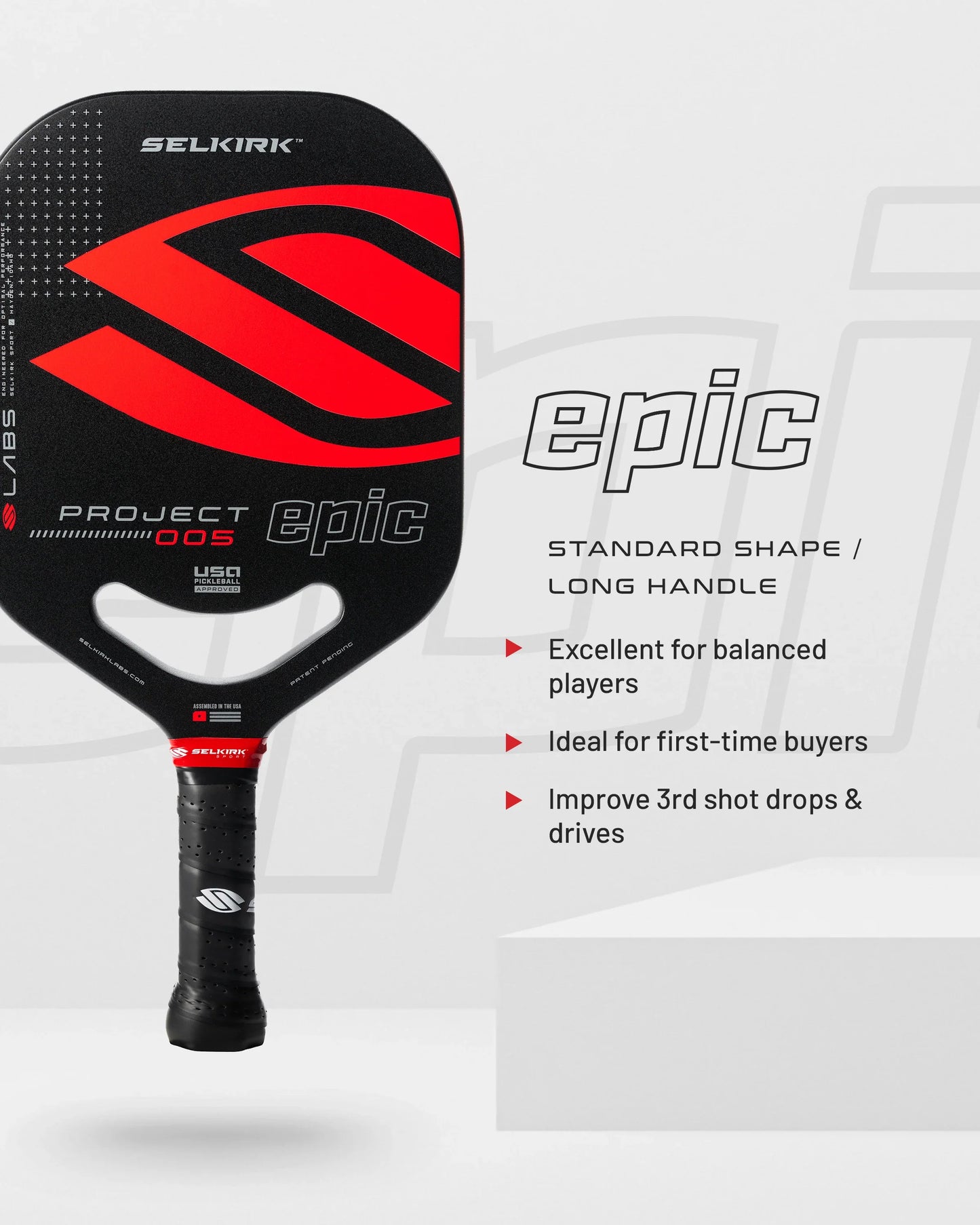 Selkirk LABS Project 005 Epic Pickleball Paddle