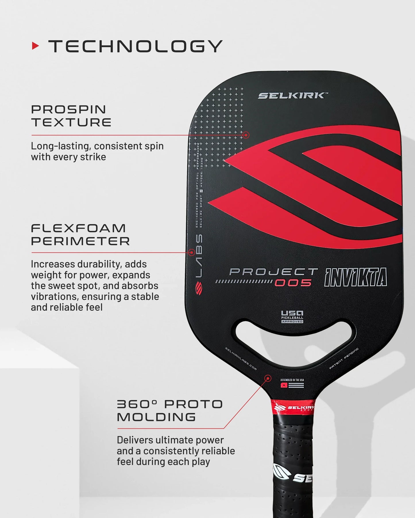 Selkirk LABS Project 005 Epic Pickleball Paddle
