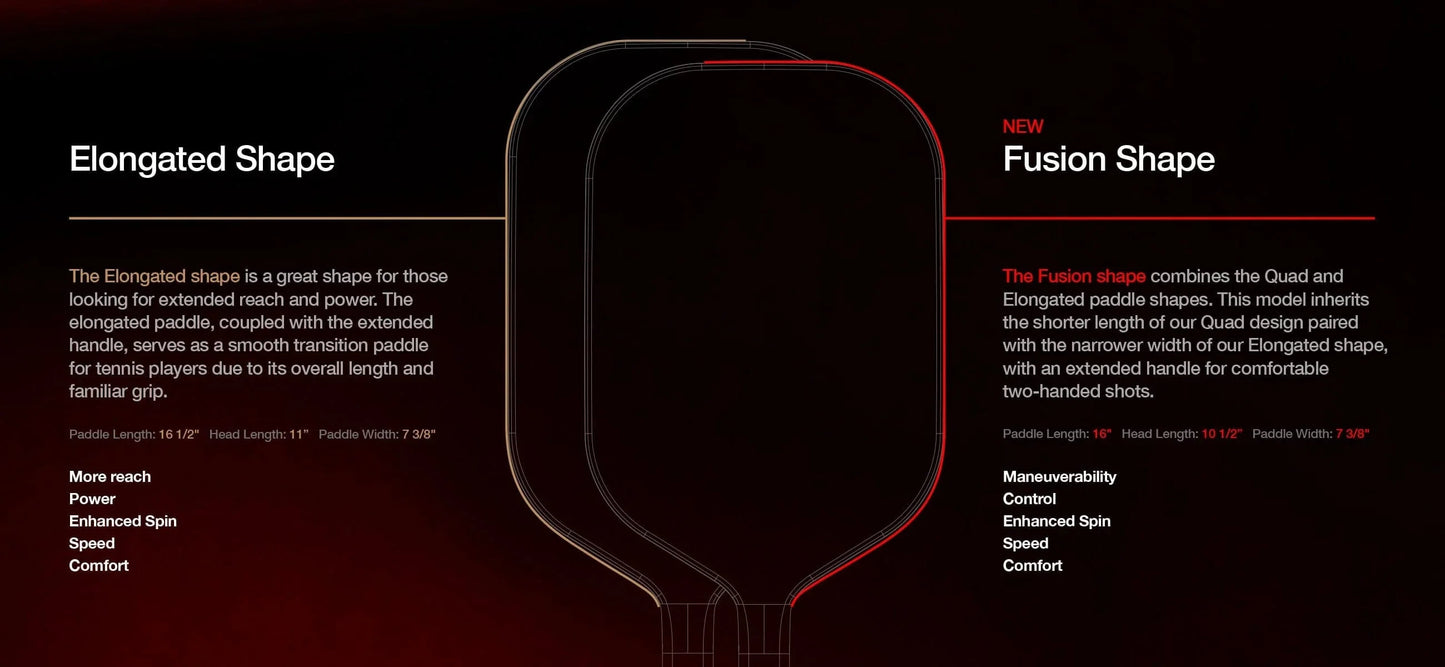 GearBox Pro Control Elongated Pickleball Paddle