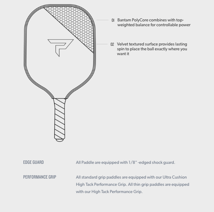 Paddletek Bantam EX-L Pickleball Paddle