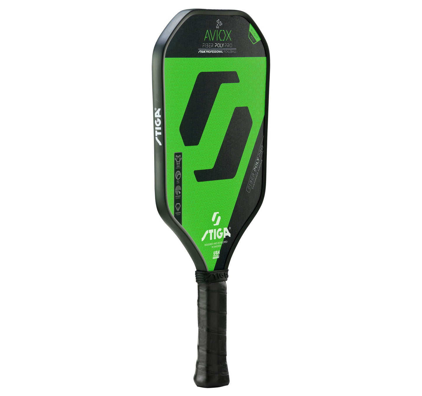 Stiga Aviox Fiber Poly Pro Pickleball Paddle