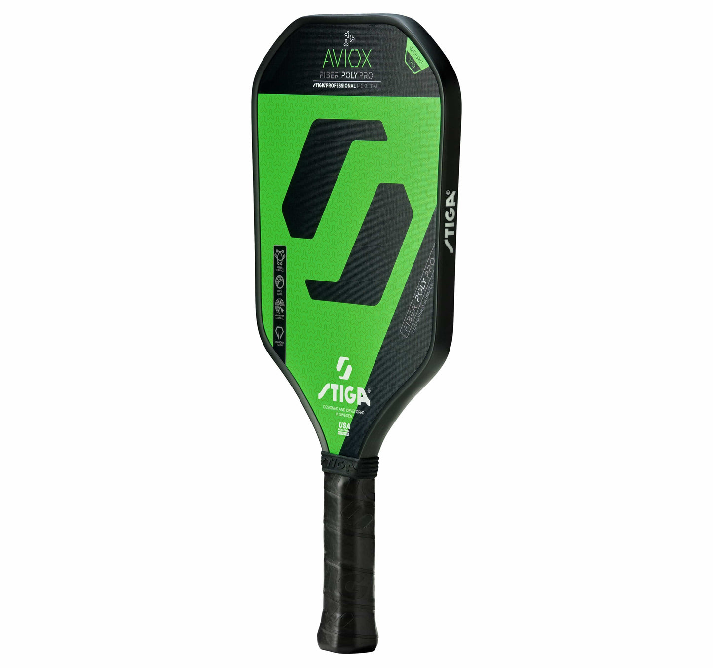 Stiga Aviox Fiber Poly Pro Pickleball Paddle