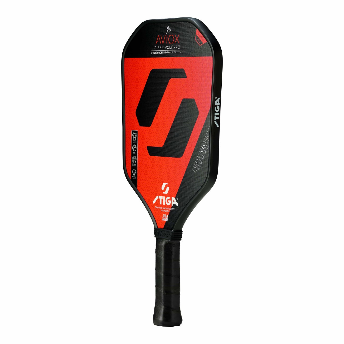 Stiga Aviox Fiber Poly Pro Pickleball Paddle