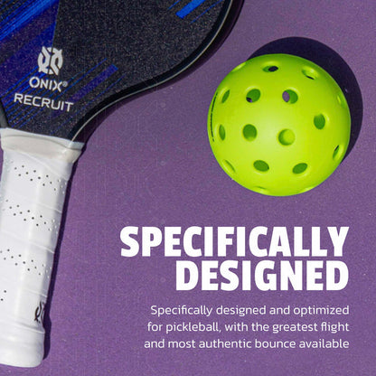 Onix Fuse G2 Outdoor Pickleballs - Set of 6 - [Neon Green]