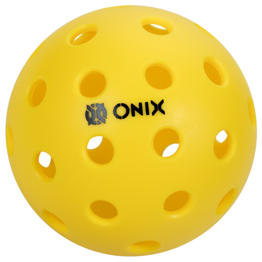 Onix Pure 2 Outdoor Pickleballs - Set of 6 - [Yellow]