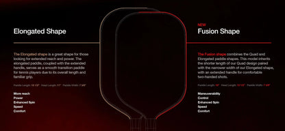 GearBox Pro Control Elongated Pickleball Paddle