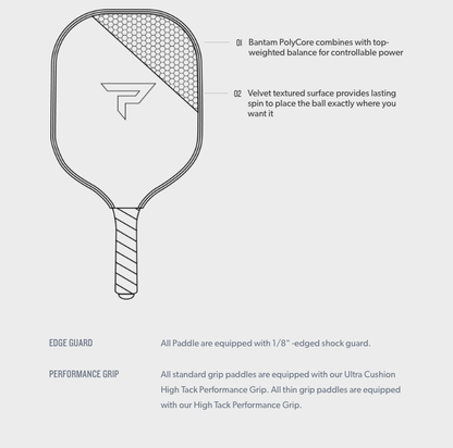 Paddletek Bantam EX-L Pickleball Paddle