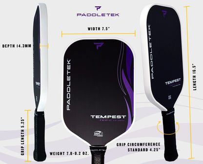 Paddletek Tempest TKO-C 14.3 Pickleball Paddle